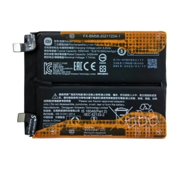 Batterie Redmi MI 11T PRO BM58 – Image 3