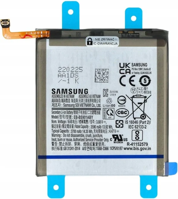 Batterie Samsung S22 100%