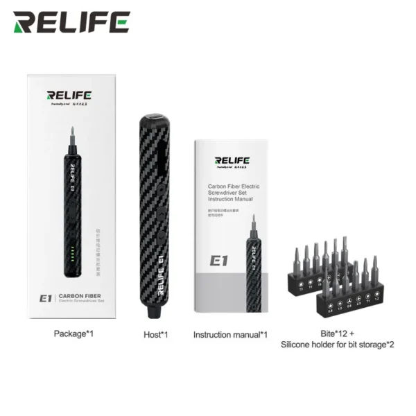 RELIFE E1 Jeu de tournevis électriques en fibre de carbone – Image 7