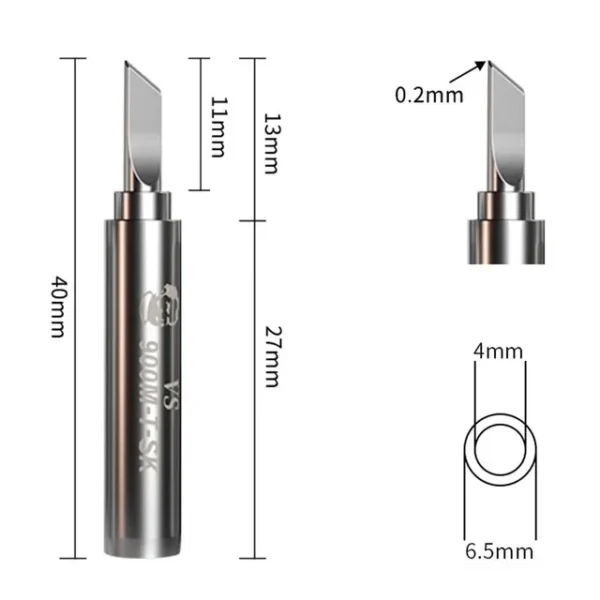MECHANIC 900M-T-SK VS Series Lead-free soldering iron tip – Image 4