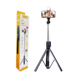 Trépied SELFIE STICK LIVE K9 LED