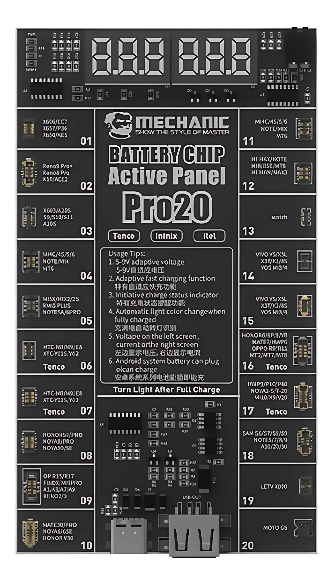 PLAQUE D'ACTIVATION MECHANIC PRO 20