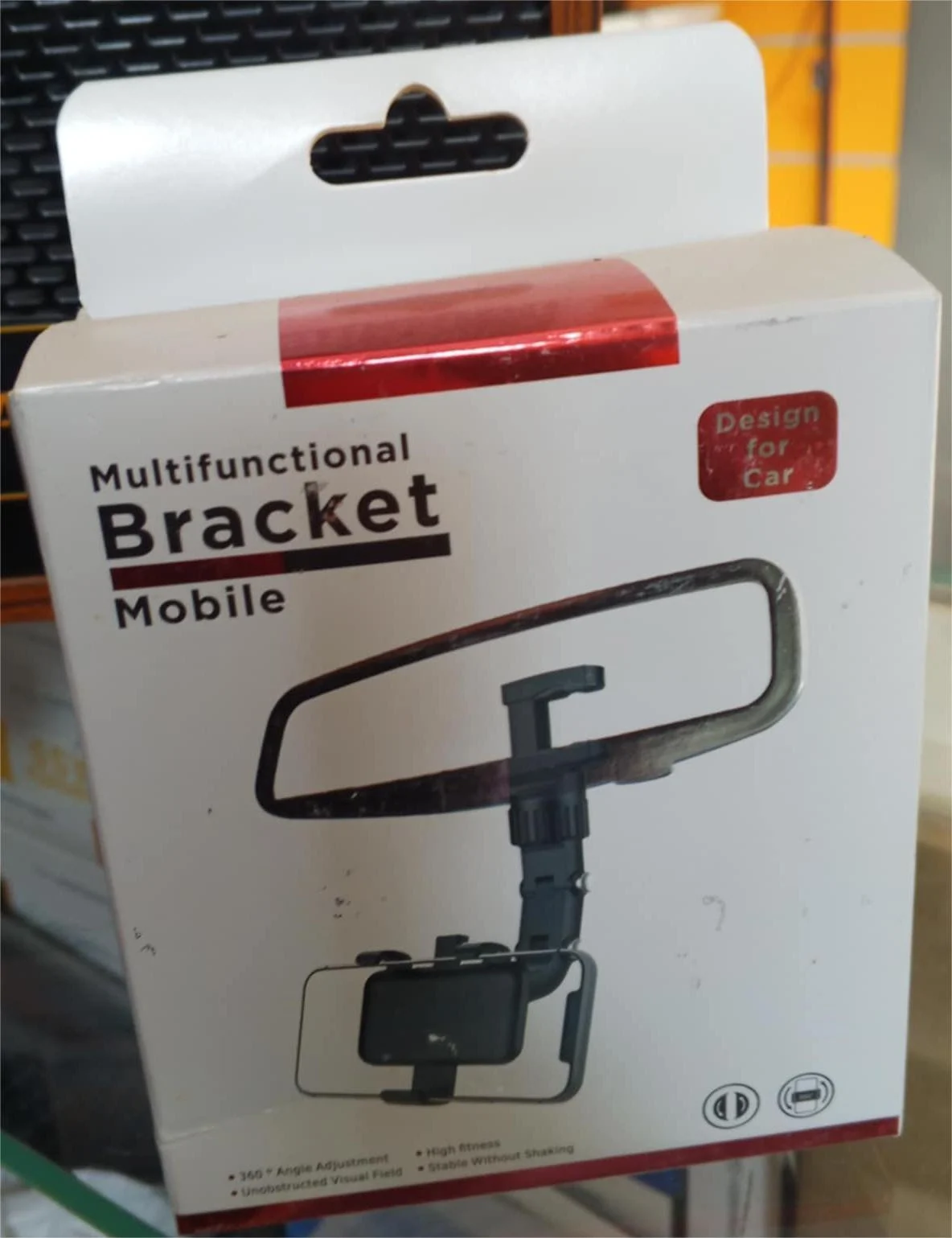 BRACKET MOBILE POUR RETROVISEUR OU BUREAU – Image 2