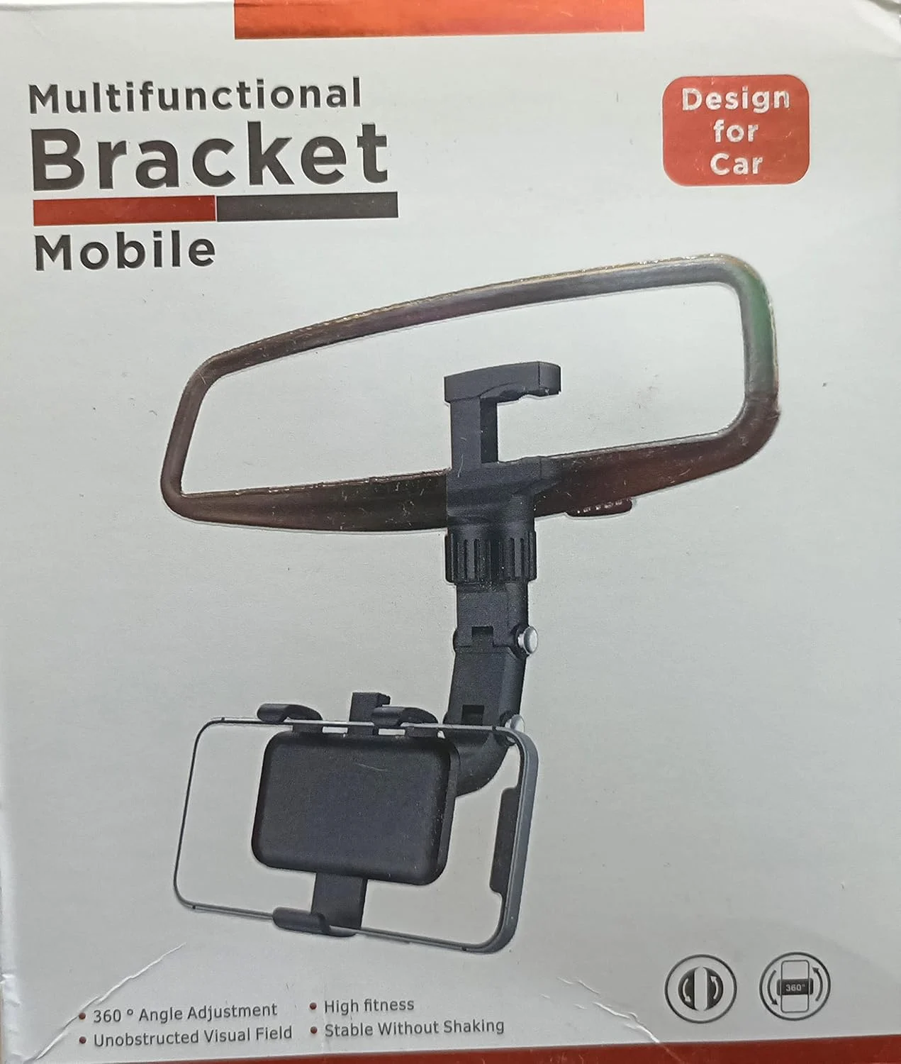 BRACKET MOBILE POUR RETROVISEUR OU BUREAU